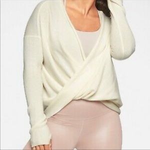 Athleta Finale Wool Cashmere Convertible Sweater